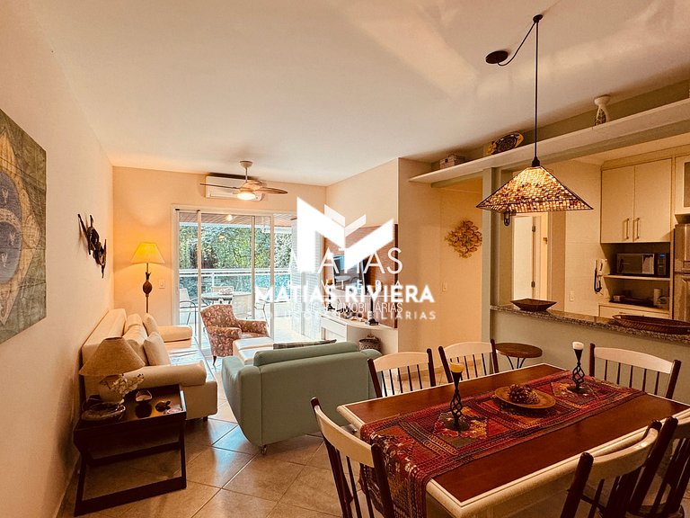 Riviera de São Lourenço 3 dorm. Churrasqueira