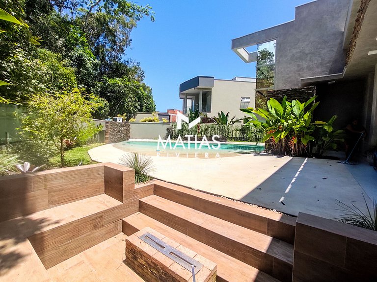 Luxuosa Casa 5 Suítes, Piscina e Jacuzzi - Riviera
