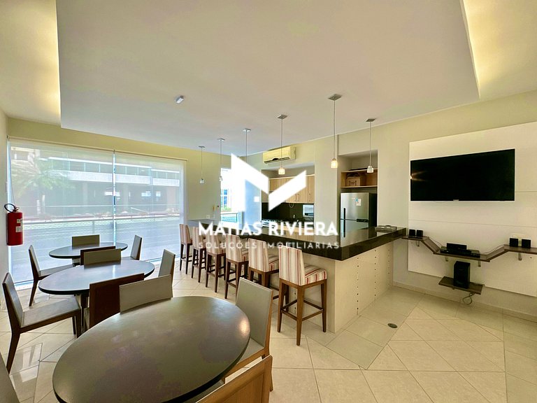 Riviera de São Lourenço 3 dorm. Churrasqueira