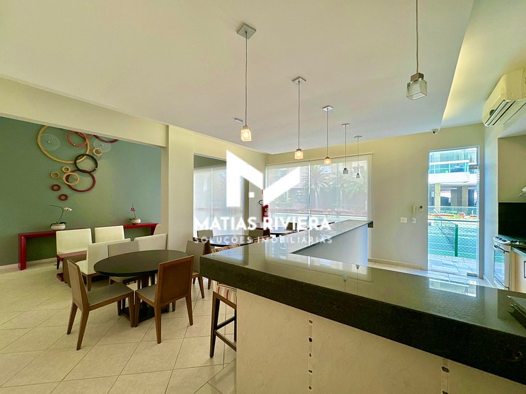 Riviera de São Lourenço 3 dorm. Churrasqueira