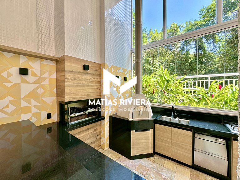 Riviera de São Lourenço 3 dorm. Churrasqueira