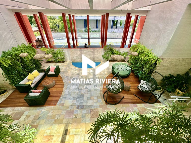 Riviera de São Lourenço 3 dorm. Churrasqueira