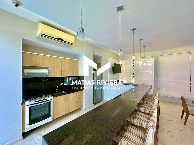 Riviera de São Lourenço 3 dorm. Churrasqueira