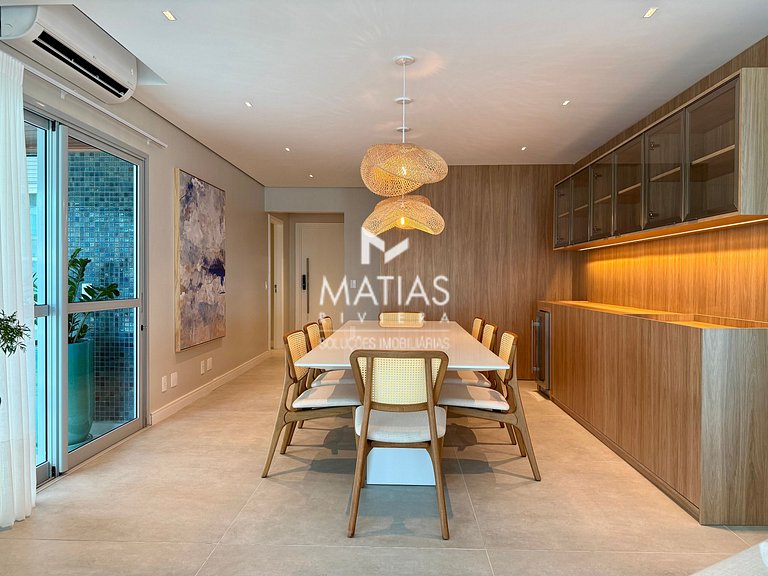 Apartamento Vista Mar Pé na Areia, 5 Suítes, Ar Condicionado