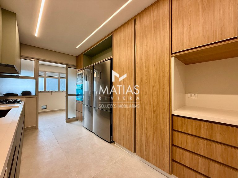 Apartamento Vista Mar Pé na Areia, 5 Suítes, Ar Condicionado