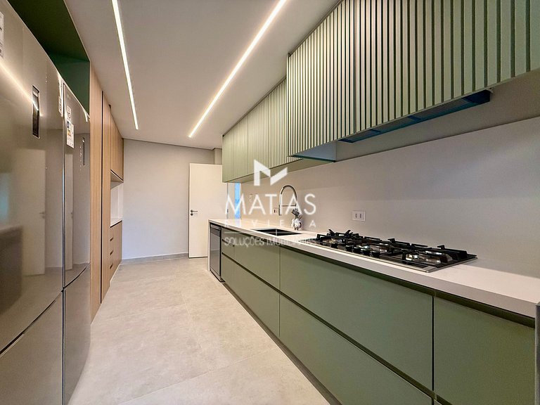 Apartamento Vista Mar Pé na Areia, 5 Suítes, Ar Condicionado