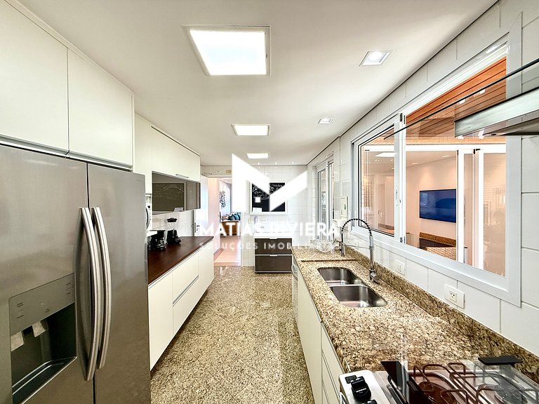 Apto Vista Mar 4 Suítes Riviera de São Lourenço