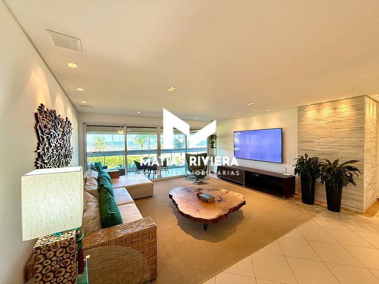 Apto Vista Mar 4 Suítes Riviera de São Lourenço