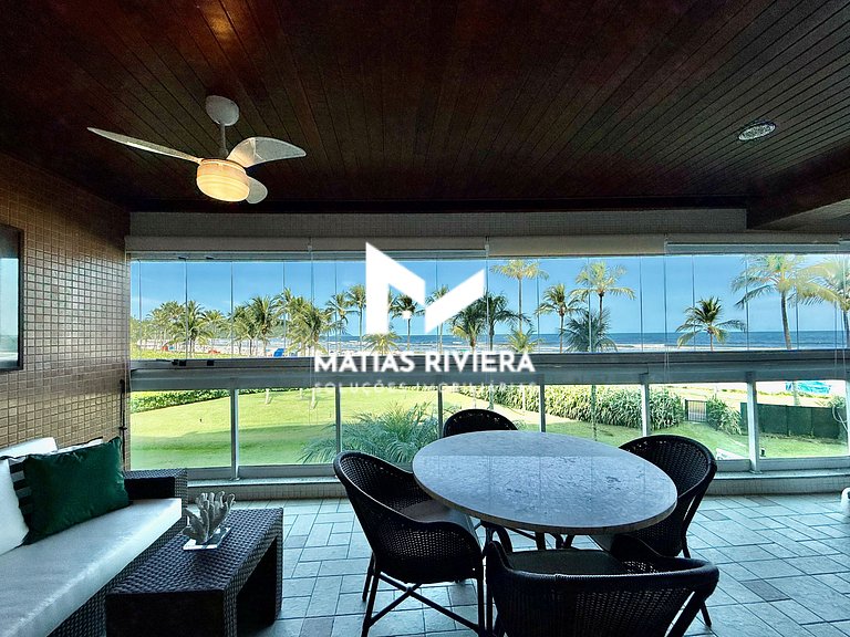 Apto Vista Mar 4 Suítes Riviera de São Lourenço