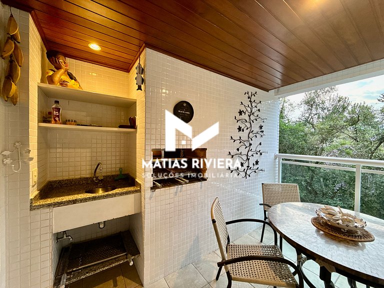 Riviera de São Lourenço 3 dorm. Churrasqueira