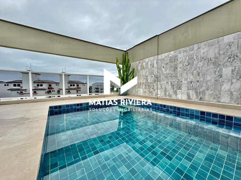 Cobertura 200m da Praia Riviera de São Lourenço