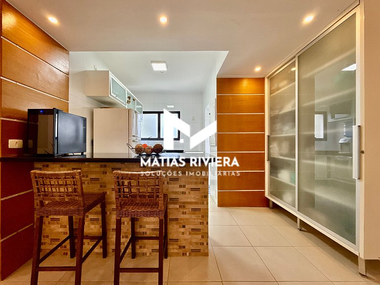 Cobertura 200m da Praia Riviera de São Lourenço