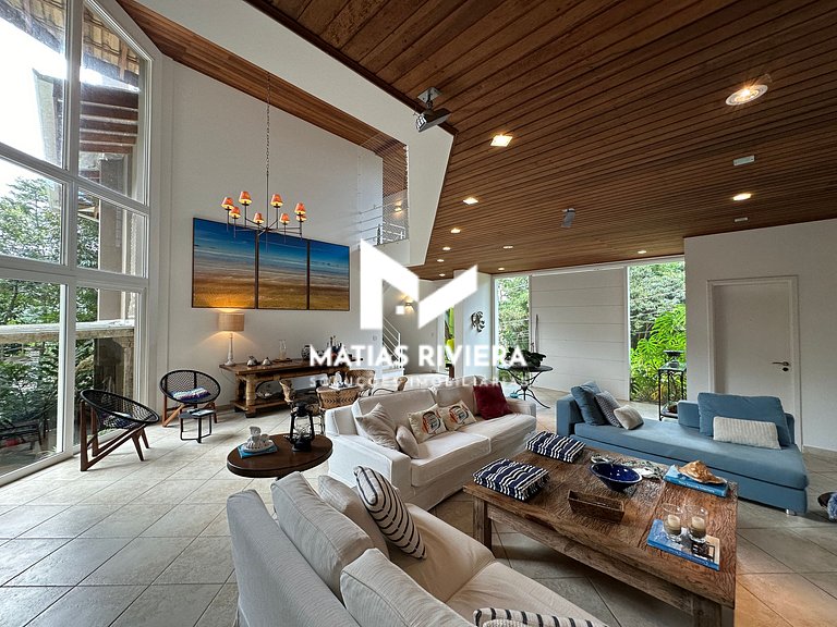 Casa Luxo Praia Semi Privativa Iporanga Guarujá