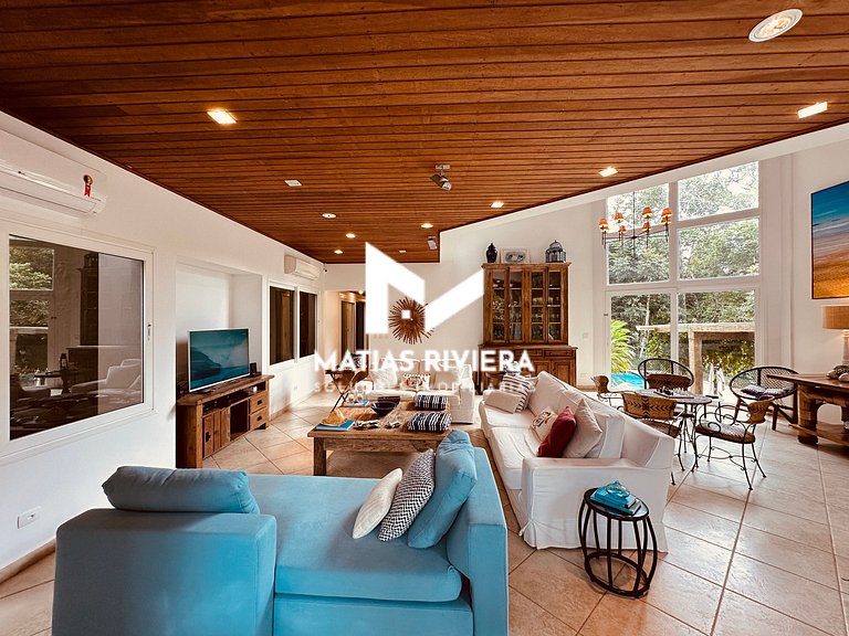 Casa Luxo Praia Semi Privativa Iporanga Guarujá