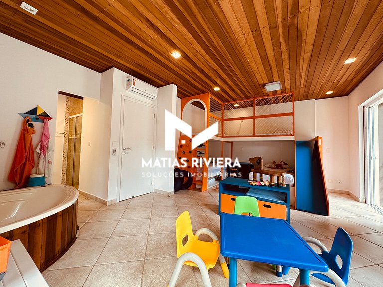 Casa Luxo Praia Semi Privativa Iporanga Guarujá