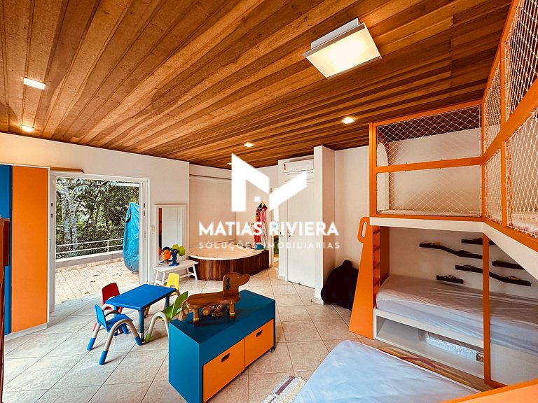 Casa Luxo Praia Semi Privativa Iporanga Guarujá