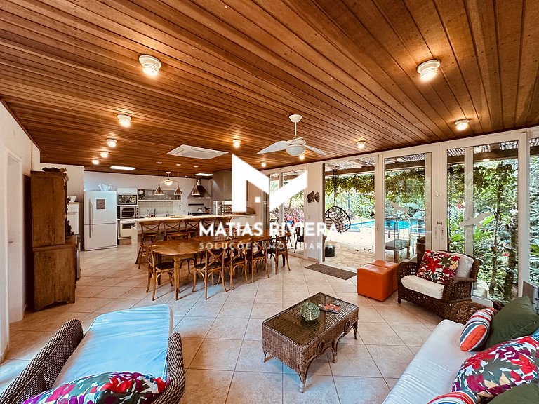 Casa Luxo Praia Semi Privativa Iporanga Guarujá