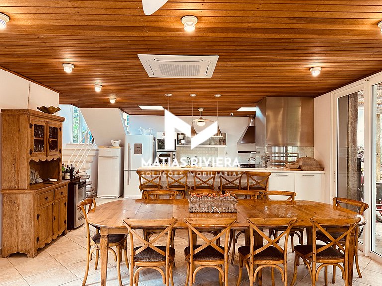 Casa Luxo Praia Semi Privativa Iporanga Guarujá