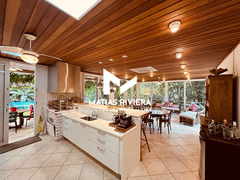 Casa Luxo Praia Semi Privativa Iporanga Guarujá