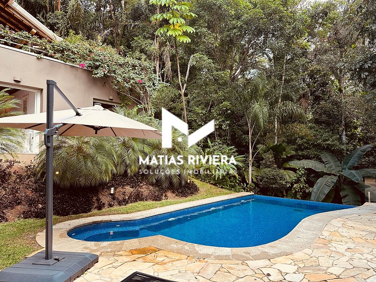 Casa Luxo Praia Semi Privativa Iporanga Guarujá