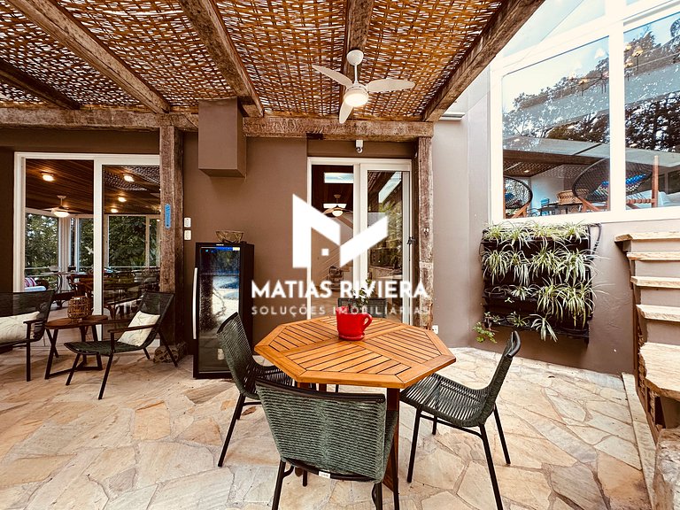 Casa Luxo Praia Semi Privativa Iporanga Guarujá