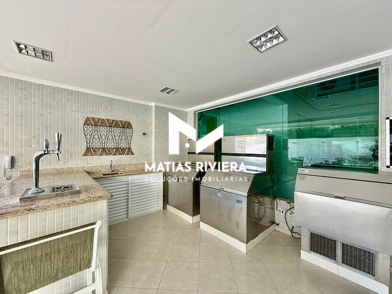 Riviera 3 quartos, sendo 2 Suítes e Churrasqueira