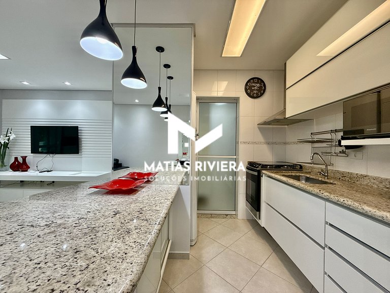 Riviera 3 quartos, sendo 2 Suítes e Churrasqueira