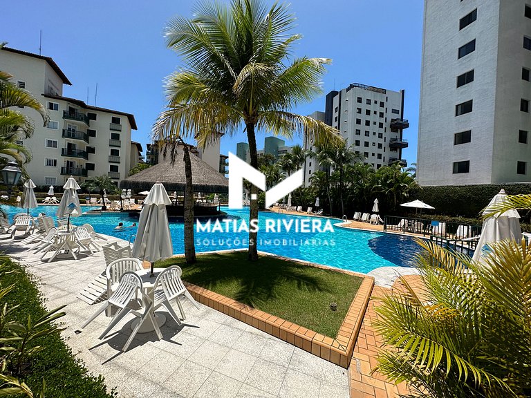 Cobertura Riviera em Condomínio Clube 80m da Praia